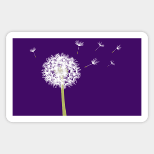 Dandelion on Purple Sticker